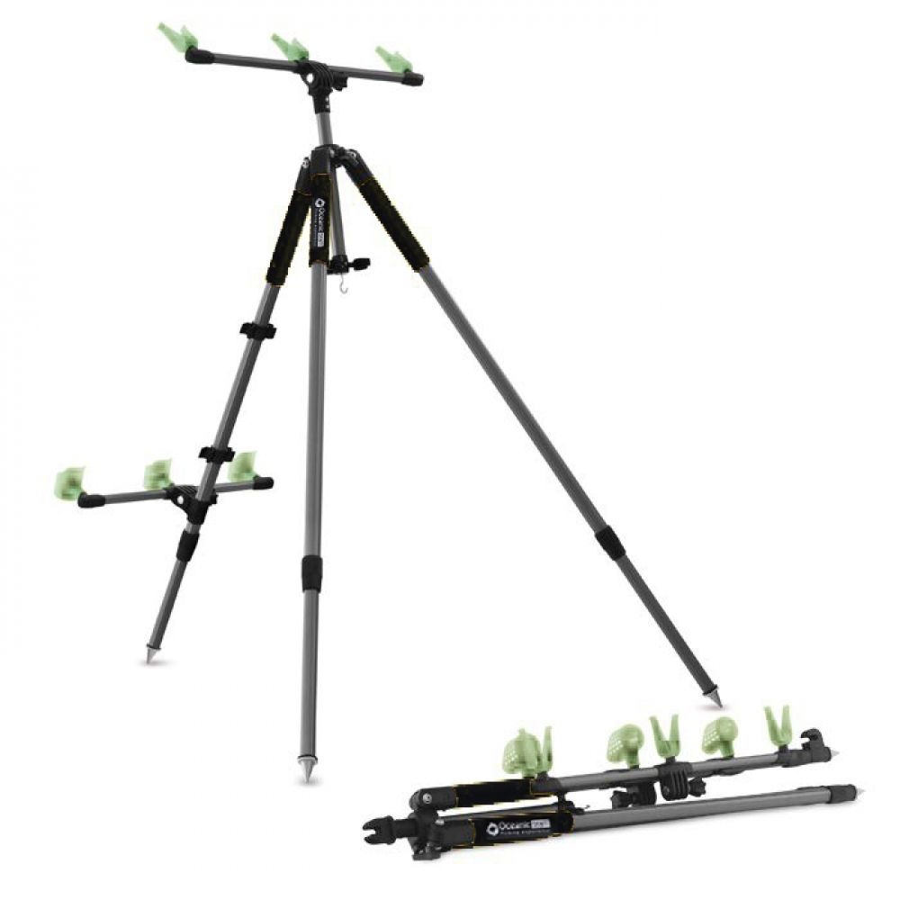 Oceanic Powersurf Tripod Pro 3 Θέσεων Donax Fishing Store - ESHOP ΨΑΡΕΜΑ  eshop ΕΙΔΗ ΑΛΙΕΙΑΣ Καλάμια ψαρέματος Μηχανισμοί Πετονιές Αγκίστρια Τεχνητά  Δολώματα Χειροποίητα καλάμια ψαρέματος