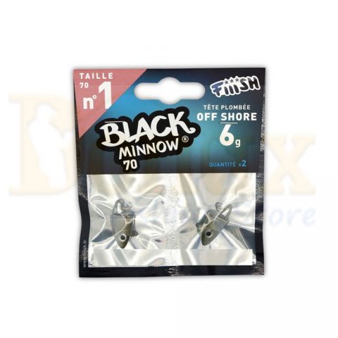 Jig Heads Fiiish Black Minnow No1