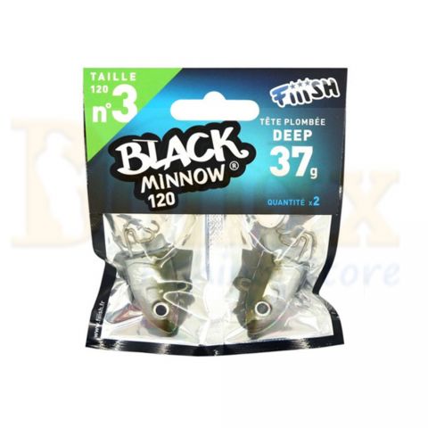 Jig Heads Fiiish Black Minnow No3