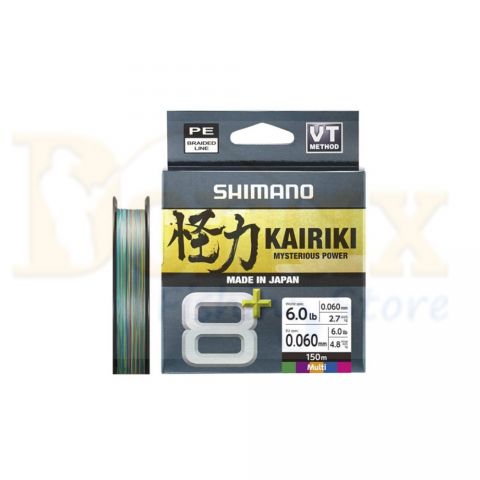 Νήμα Shimano Kairiki 8+ Multi Color 150m