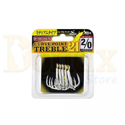Σαλαγκιές SHOUT! Curve Point Treble Hooks 221CS