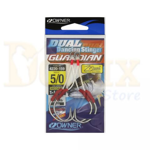 Assist Hooks Owner Dual Dancing Stinger Guardian 4220