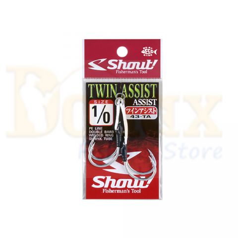 Assist Hooks SHOUT! Double Barb Twin Assist 43-TA