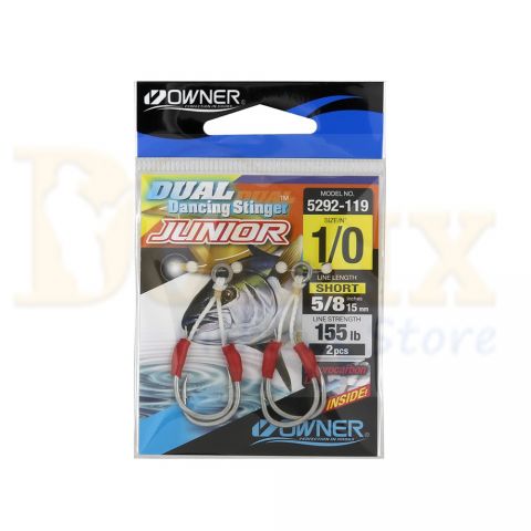 Assist Hooks Owner Dual Dancing Stinger Junior 5292