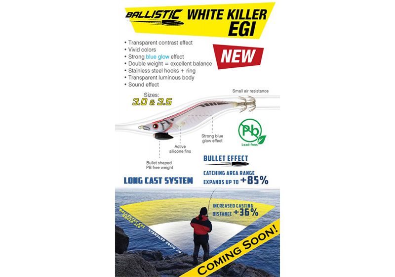DTD Ballistic White Killer Egi 3.0