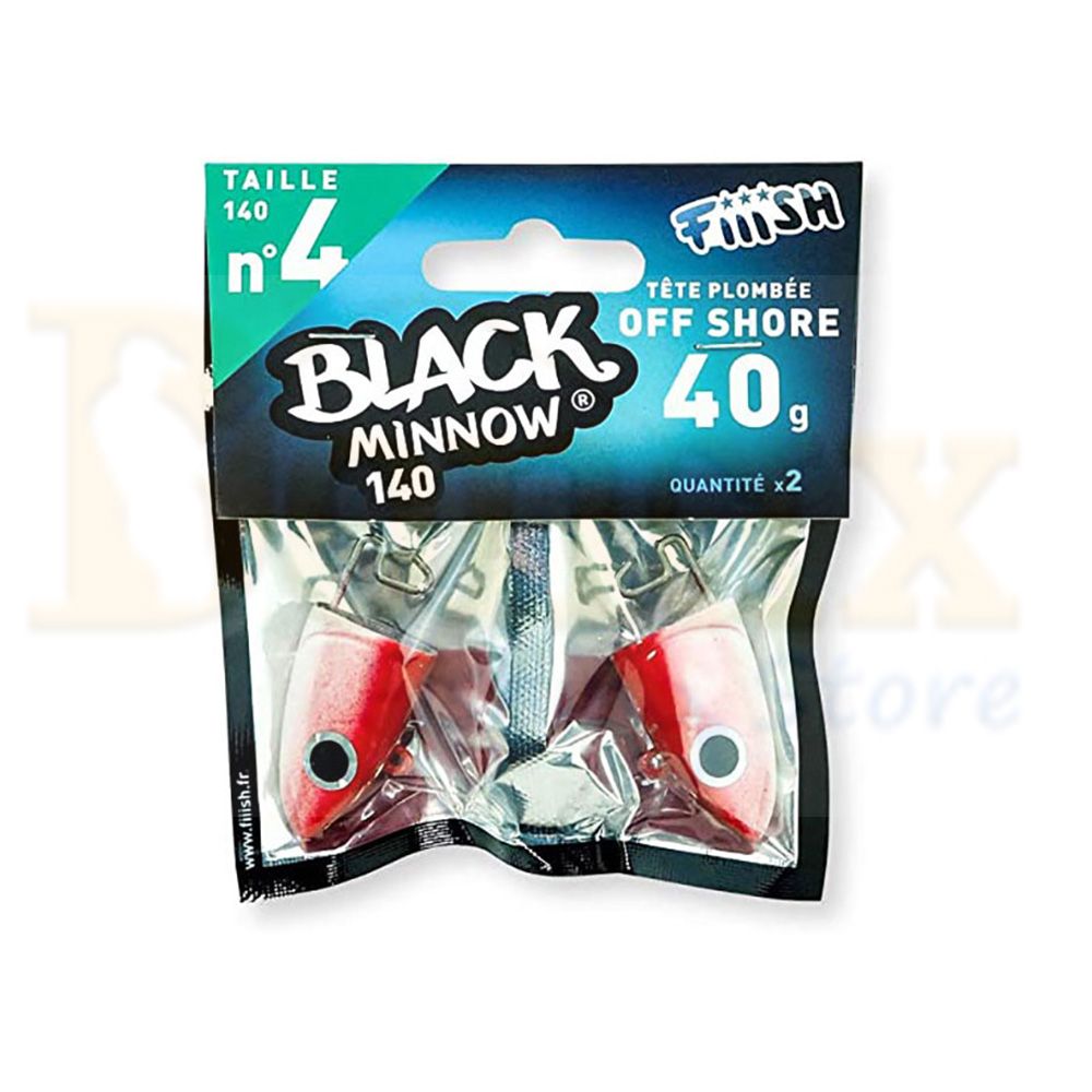 Jig Heads Fiiish Black Minnow No4