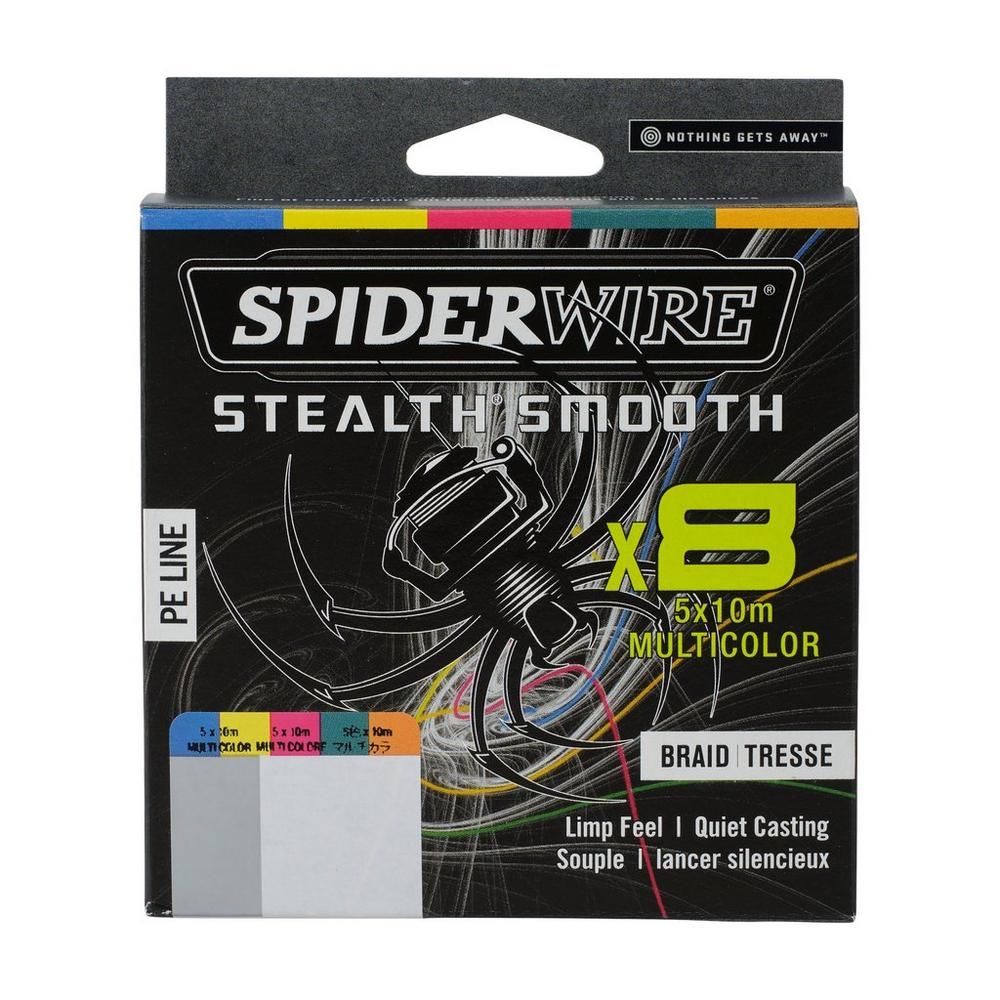 Spiderwire Stealth Smooth x8 PE Braid Multicolor