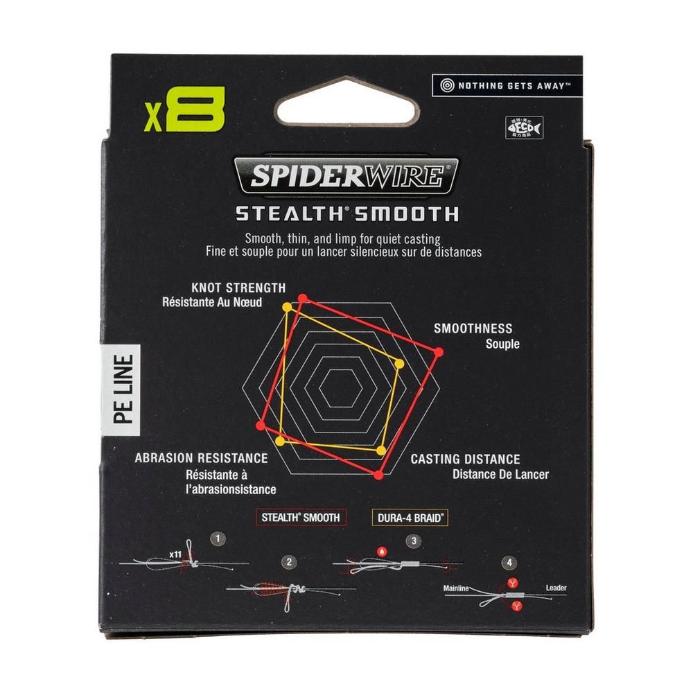 Spiderwire Stealth Smooth x8 PE Braid Multicolor