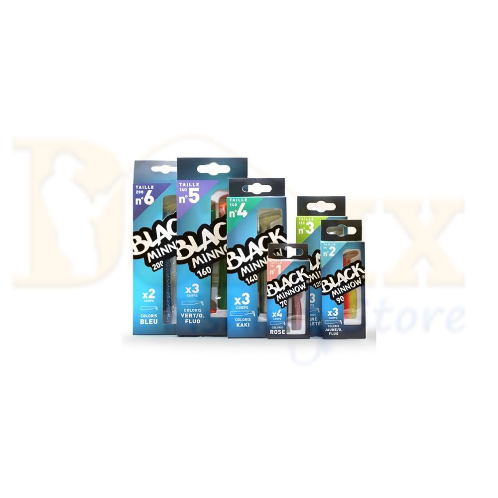 Σιλικόνες Fiiish Black Minnow Combo No2 90mm 