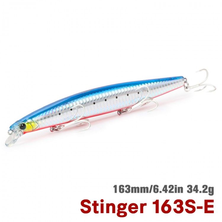 TSURINΟYA 163S SINKING SALTWATER MINNOW STINGER 34.2GR