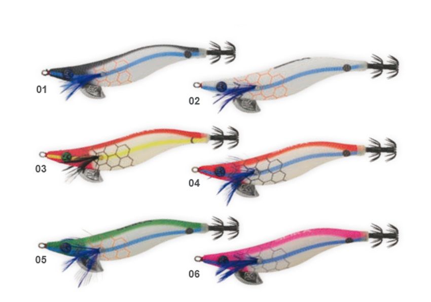 Tubertini Seika Squid Jig LUNA BLU EGI SHALLOW 3.5