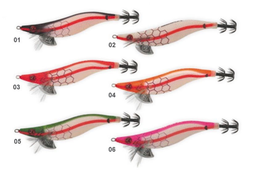 Tubertini Seika Squid Jig LUNA ROSSA EGI DEEP 3.5