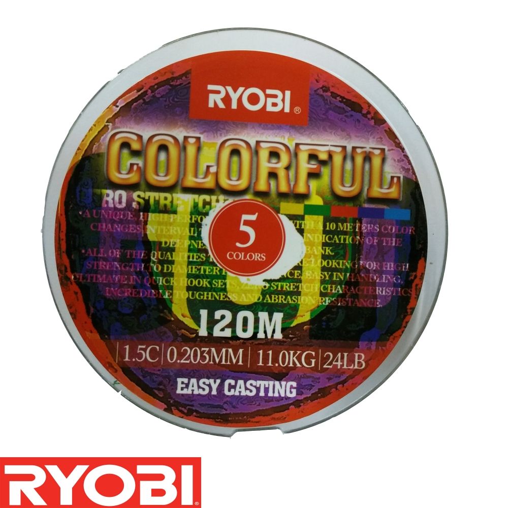 Νήμα Ryobi Colorfull 8Braid 120m