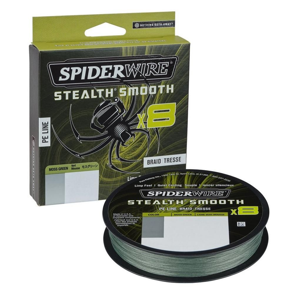 Spiderwire Stealth® Smooth x8 PE Braid Moss Green