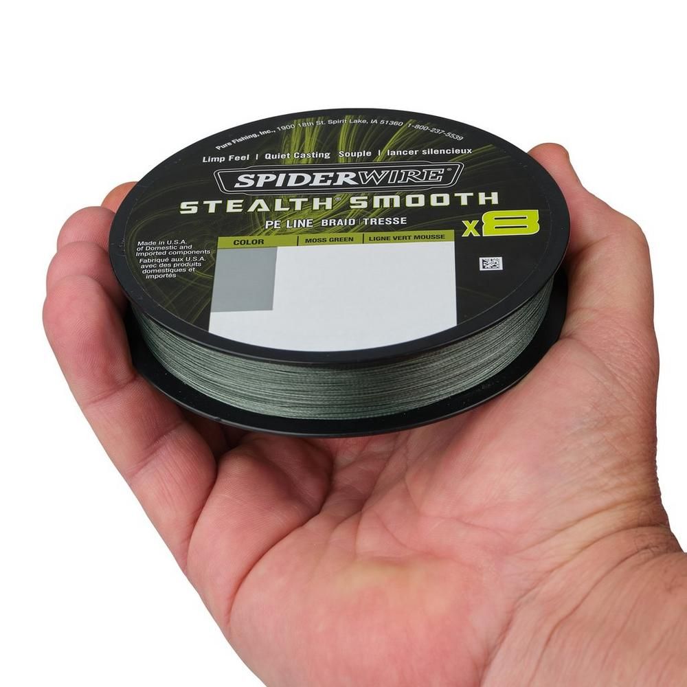 Spiderwire Stealth® Smooth x8 PE Braid Moss Green