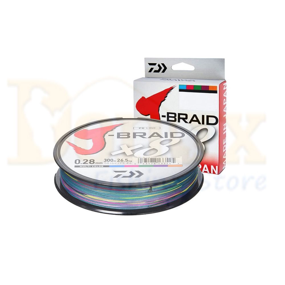 Daiwa J-Braid X8 Multicolor