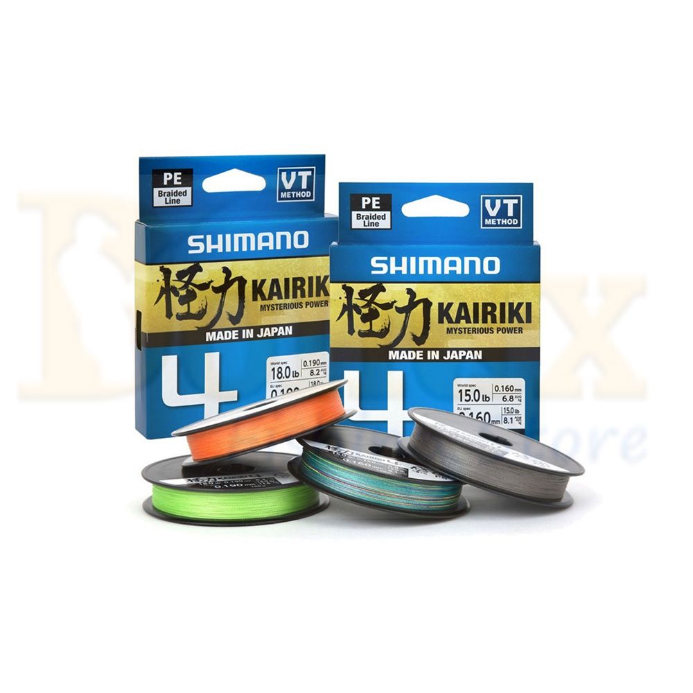 Νήμα Shimano Kairiki 4 Multicolor 150m